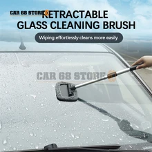 

7Pcs/Set Car Window Cleaning Wand Tool Durable Retractable Auto Wash Defogging Brush Windshield Clean Multipurpose Universal