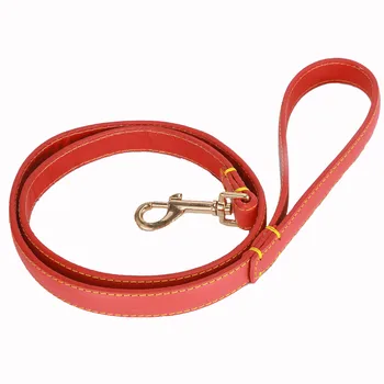 

Genuine Leather Dog Leash Lead For Small Medium Large dogs Luxury Durable Running and Walking Dogs leashes