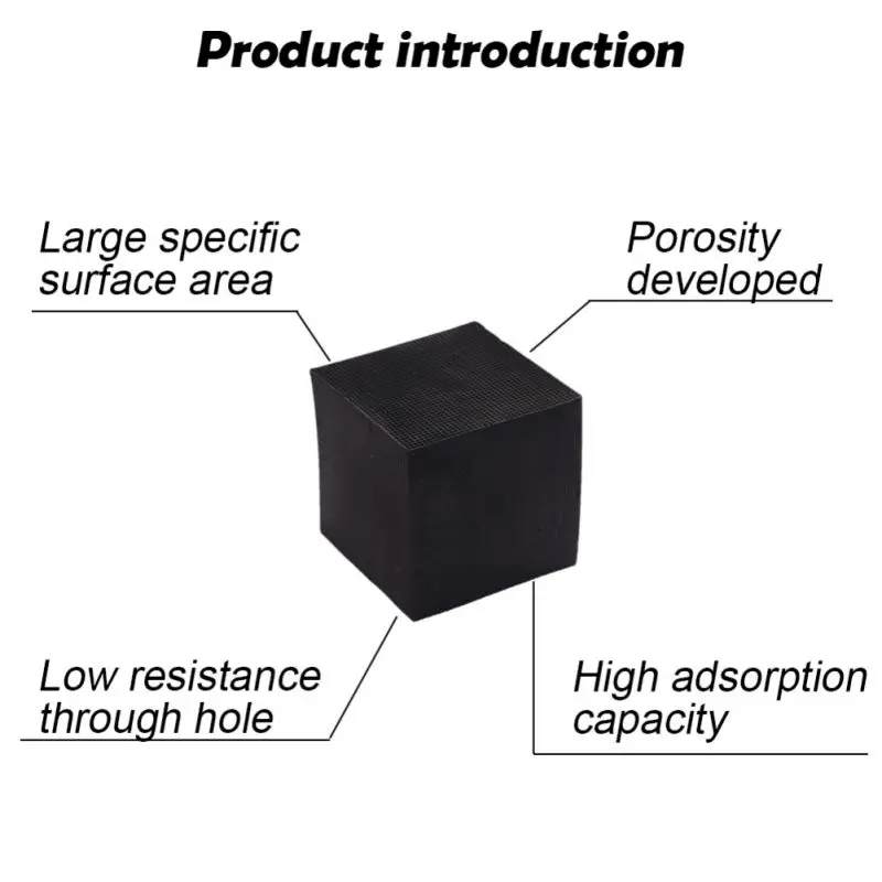 Эко-аквариум очиститель воды куб ультра сильная фильтрация абсорбции жимолочесаный активированный уголь блок аквариумный фильтр