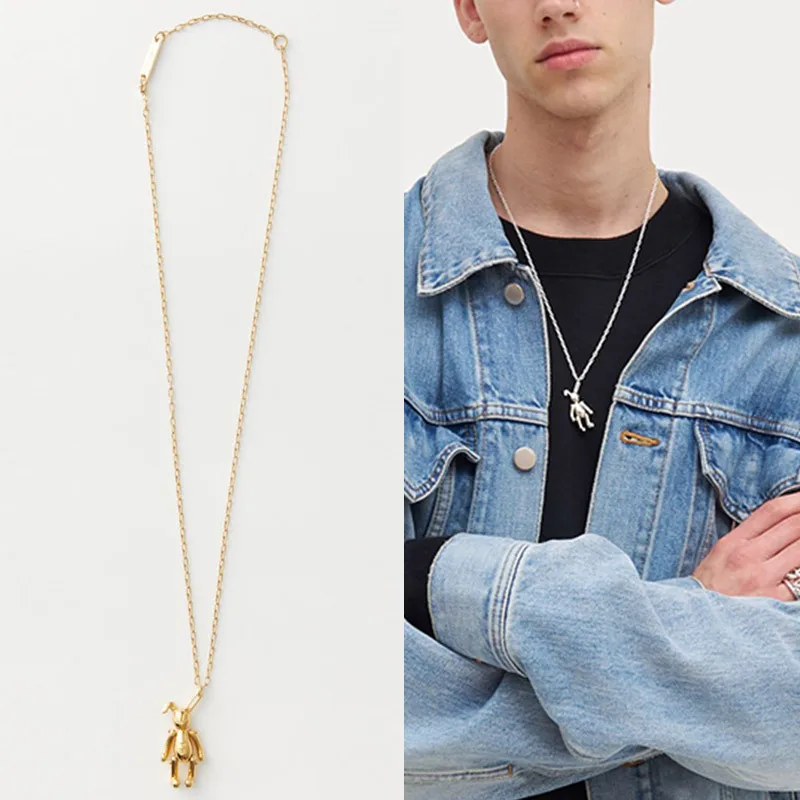 

2019 Autumn New Style Cool Trend Scottish Fold Rabbit Pendant Necklace Fashion Network Red Star Celebrity Style