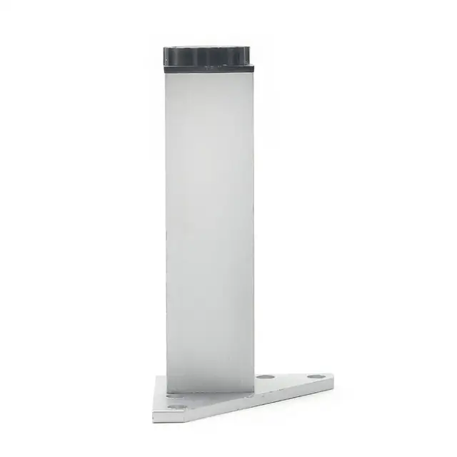 4Pcs/Set 6-40cm Aluminum Metal Furniture Legs Cabinet Feet Table Adjustable Triangle Base with Screws For Table Sofa Bed Cabinet 15cm