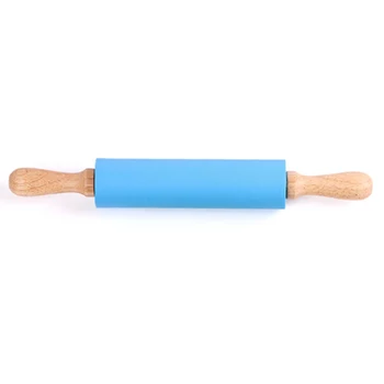 

Silicone Rolling Rolling pin Pastry Dough Flour Roller Essential Kitchen
