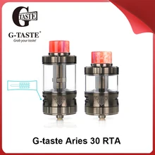 G-TASTE Aries 30 RTA бак с 12 уровнями контроля воздушного потока и 510 резьбой Vape испаритель vs Zeus X/Dead rabbit