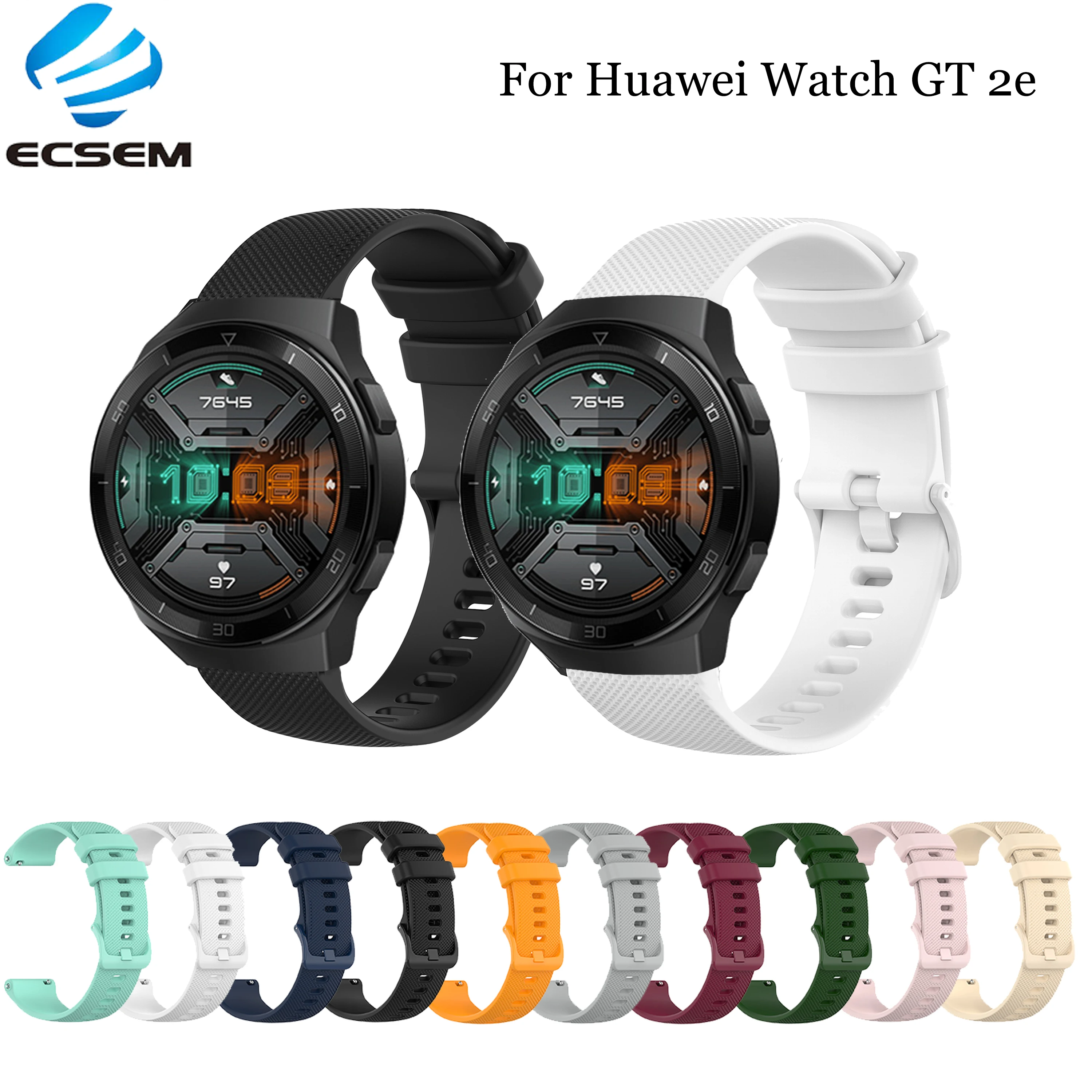 Новые смарт часы Ecsem для HUAWEI GT 2e с ремешком на замену 22 мм ремешок 2 46 спортивный