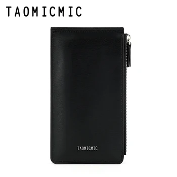 

Boutique men's wallet solid color long mobile purse men's casual thin section 17 card credit card bag men's clutch bag portmone