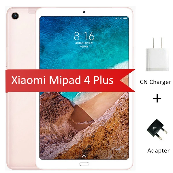 Xiaomi mi Pad 4 Plus mi Pad 4 Plus 64 Гб 128 ГБ ПК планшет 10," Snapdragon 660 8620 мАч 1920x1200 Мп+ МП 4G планшет Android - Комплект: Gold