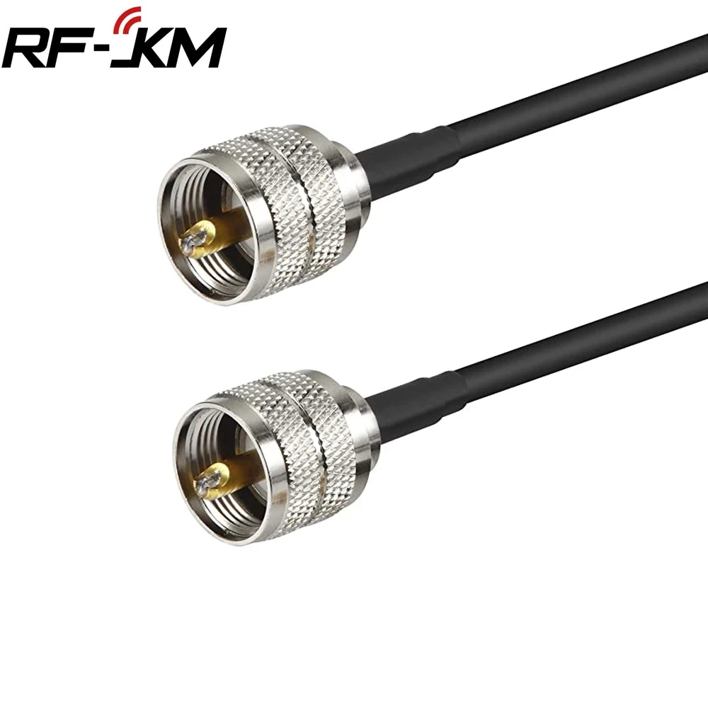 UHF 수-수 동축 케이블, 햄 Rg58 동축 케이블, Pl259 커넥터, cb무전기 VHF Hf 라디오 와이파이 안테나 익스텐션