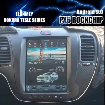 

PX6 Car Bluetooth Screen Tesla Android 9.0 GPS Navigation 2013 K3 Multimedia For KIA Cerato Forte Radio Stereo DSP Head Unit