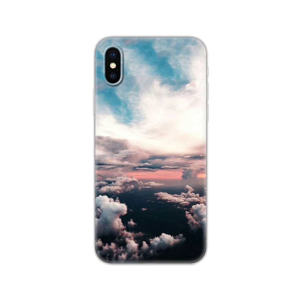 Силиконовый чехол для iphone X XS XR телефона xs max мягкий ТПУ etui бампер задняя крышка