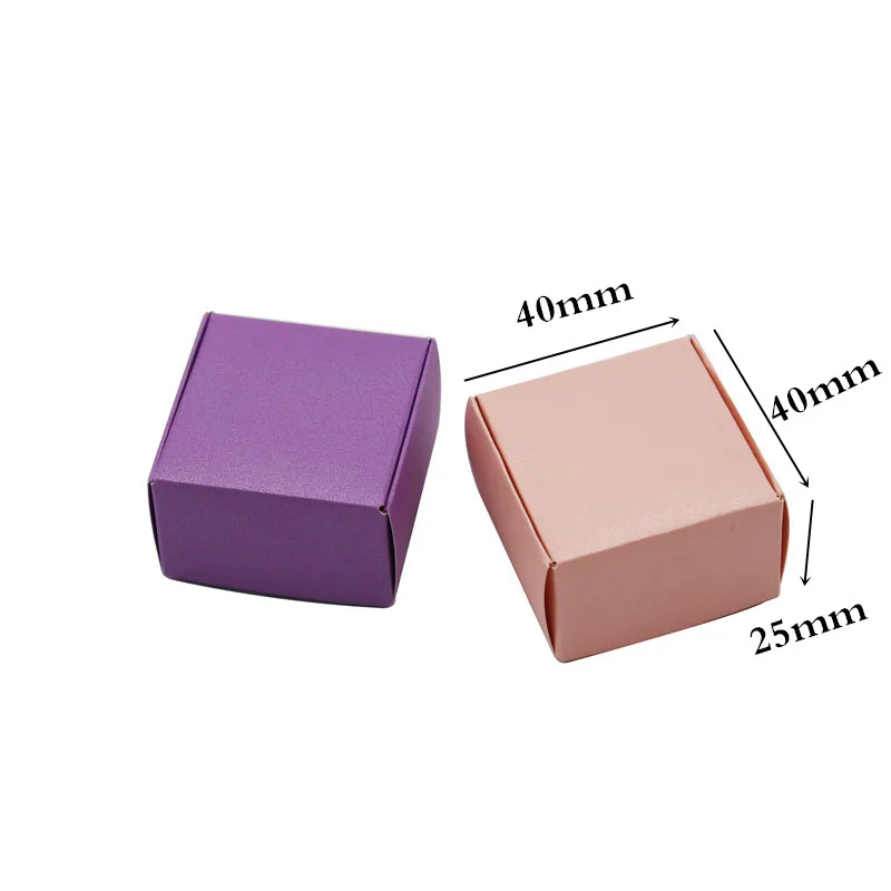 30pcs/lot Two sizes Small Colorful Paper Box Kraft Cardboard Handmade Soap  Box,Cute Gift Box, Jewelry/Candy Packaging Boxes - AliExpress