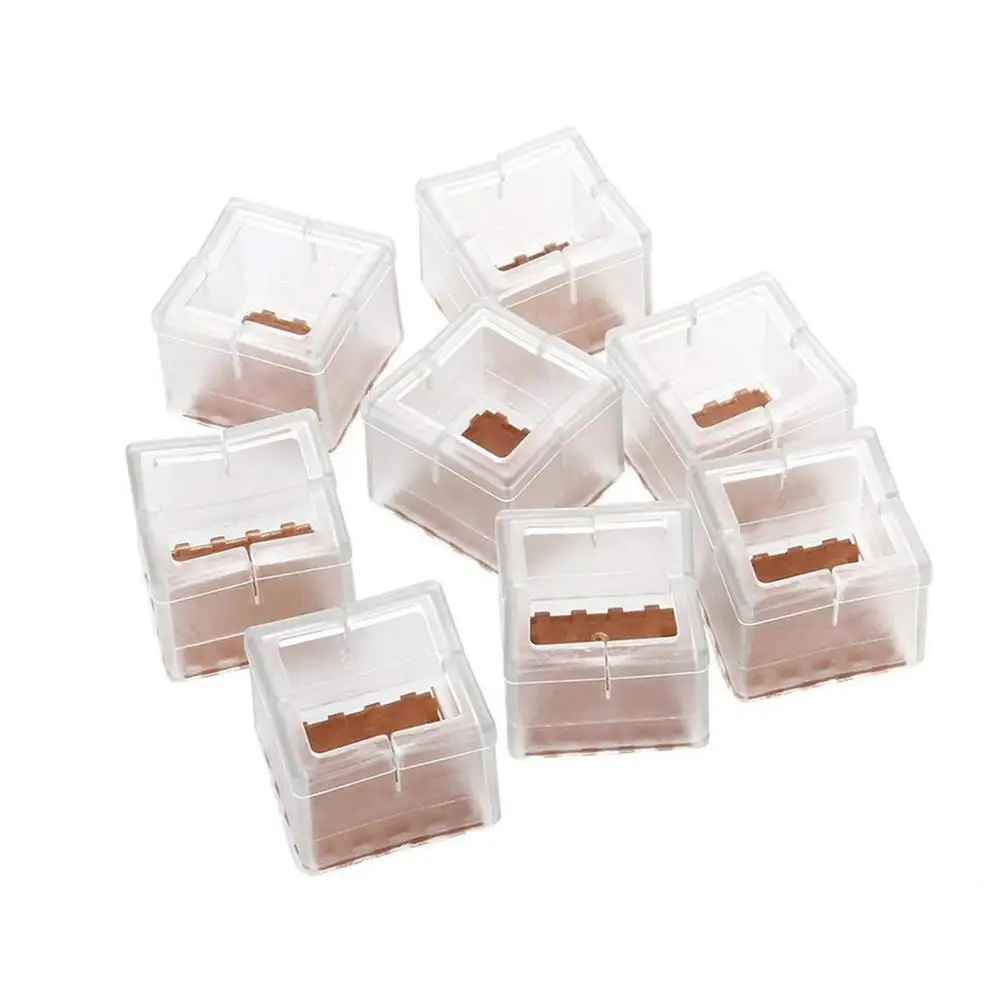 8 шт. Прозрачная силиконовая накладка на ножки стула|Мебельные ножки| |