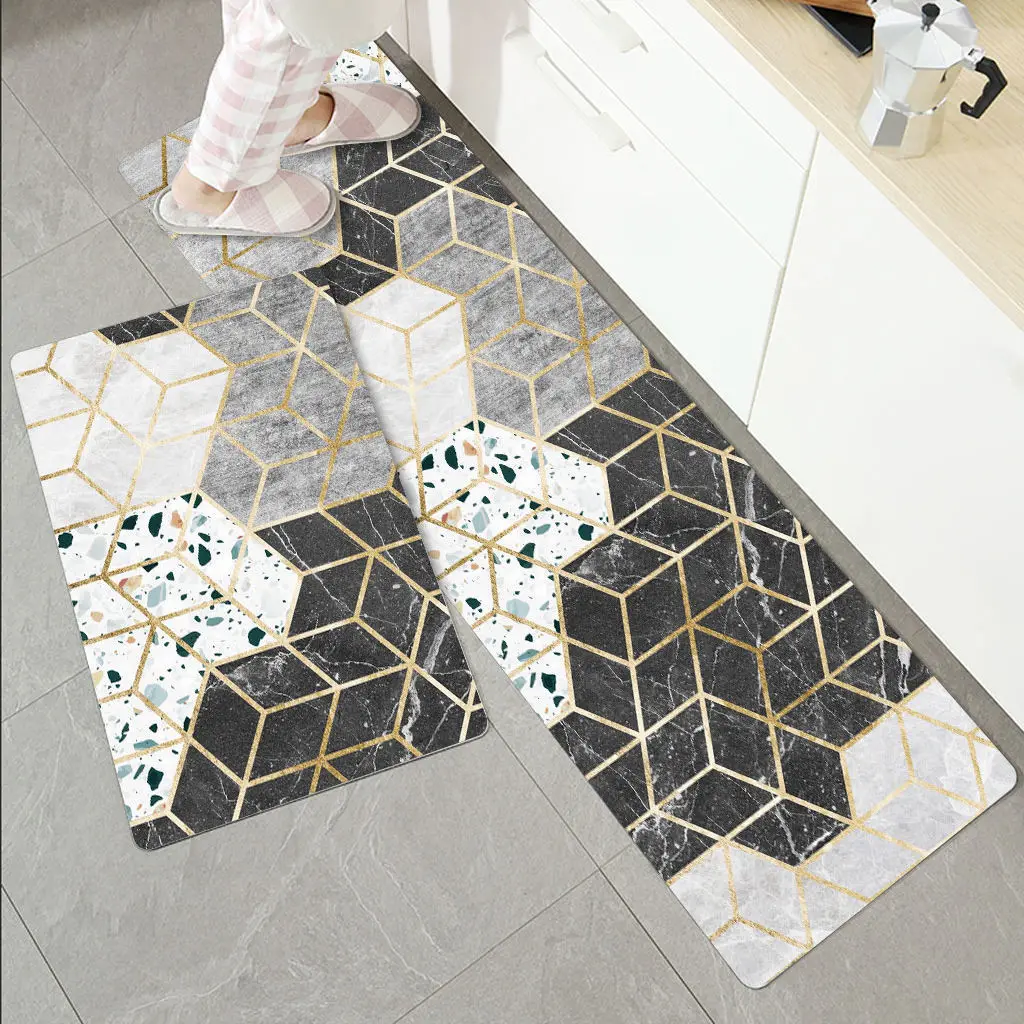 Absorbent Kitchen Mat for Floor Non-Slip Long Strip Hallway Toilet Entrance Doormat Balcony Sofa Rugs Bedroom Beside Carpet | Дом и сад