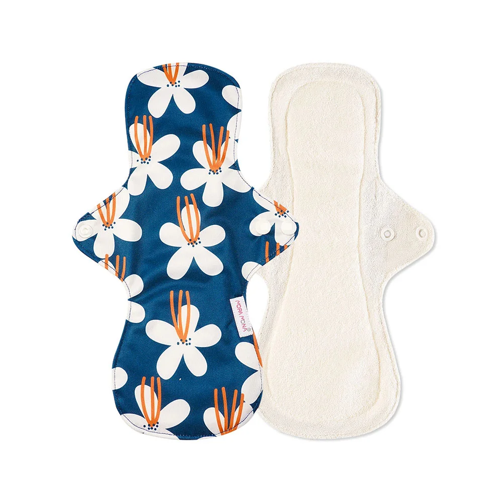 

Happy Flute Bamboo Fiber Pads Sanitary Pads Washable Panty Liner Mama Maternity Menstrual Cotton Pads