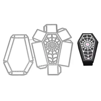 

DIY Vampire Coffin Shaped Cutting Dies Metal Template Die for Scrapbooking Stencils Handmade Album Cards Decoration