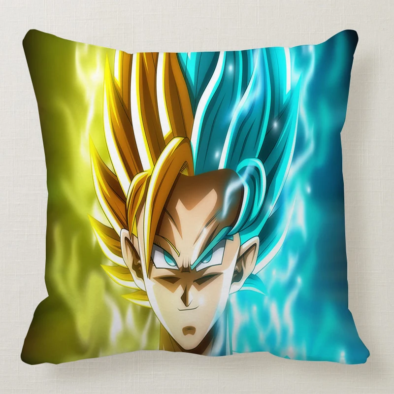 Домашний декор, чехол для подушки Dragon Ball Z, чехол для подушки с рисунком Kissen Goku, Супер Saiyan, чехол для дивана - Цвет: 8