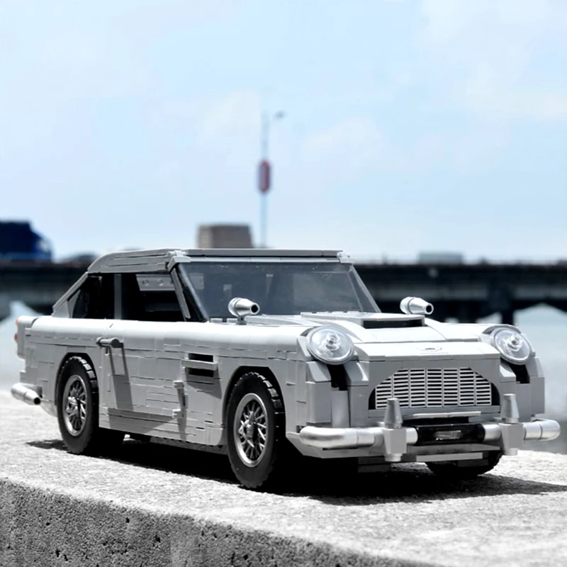 21046 совместимый создатель, 10262 Aston Martin DB5 Набор строительных блоков, кирпичи, Детская модель автомобиля, подарки, развивающие игрушки