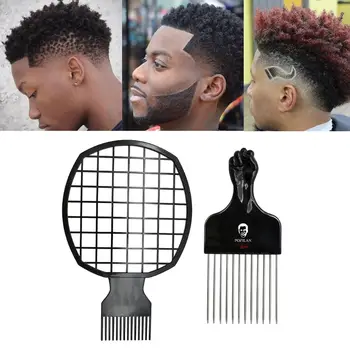 

Professional Men Afro Curly Hair Comb Dreadlocks Tin Foil Hot Perm Combs Hairdressing Tools