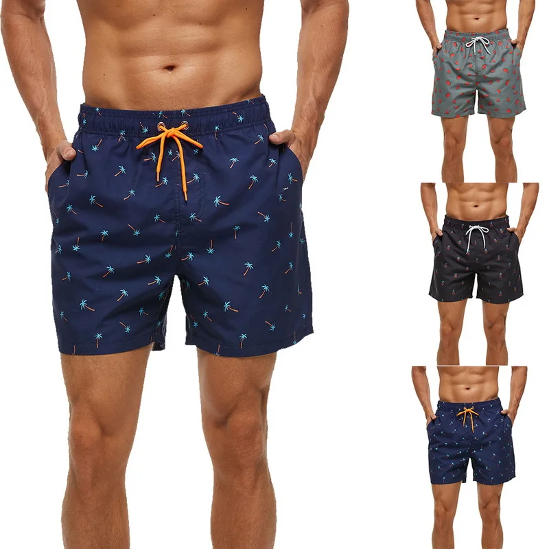 Low Price SHUJIN 2020 Summer Hot Sale Male Short Pants Men' Beach Shorts Quick Dry Printing Board Shorts Men Casual Slim Boxers Bottoms