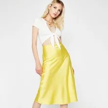 Осенне-зимняя одежда, повседневная, для отдыха, для отдыха, пляжная юбка миди, высокая талия, одноцветная, уличная одежда, сексуальные юбки, Женская Осенняя юбка