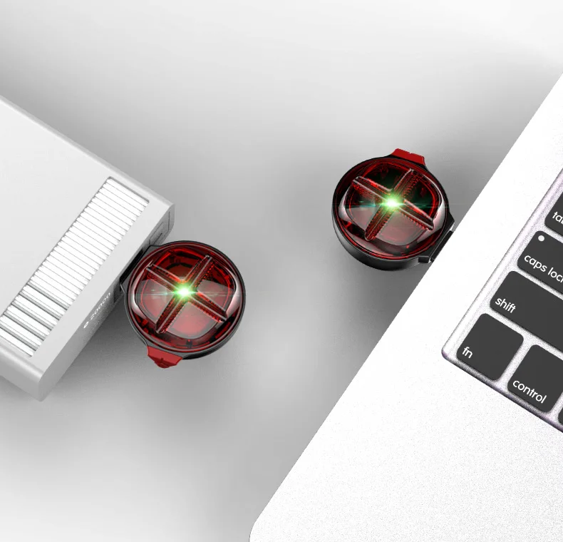 TWOOC Bicycle Tail Light Brake Sensor Rear Lights LED Rechargeable Lamp 5 Modes 9.5hours Runtime WaterProof Safety Lantern Taill