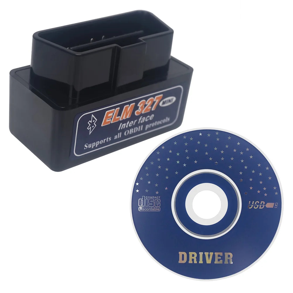 Elm327 V1.5 Bluetooth OBD2 II Автомобильный сканер диагностические инструменты для Toyota Lada Mitsubishi Suzuki Fiat Jaguar Seat Renault Ferrari - Цвет: Black