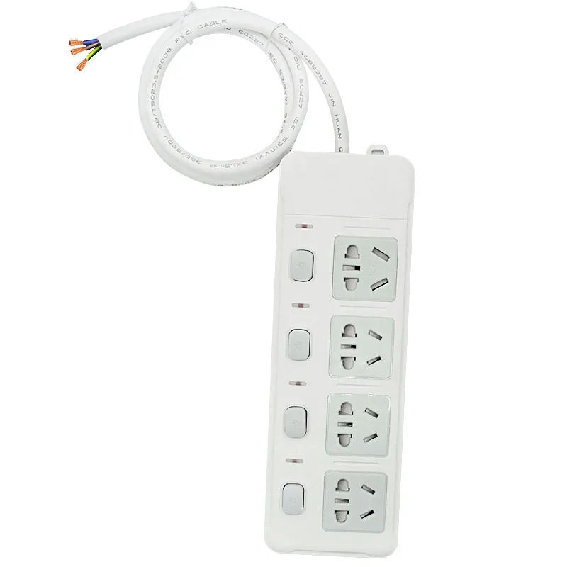 Прокладка электропитания монтажная плата с кабелем питания независимый переключатель электрическая розетка 3AC 10A+ 1AC 16A кондиционер розетка питания