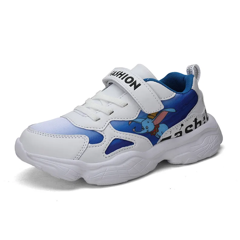 Белый PINSEN Shoes Boys Sneakers Kids Shoes Breathable Sport Shoes Child Leisure Casual Running Children Shoes Chaussure Enfant - Цвет: Белый