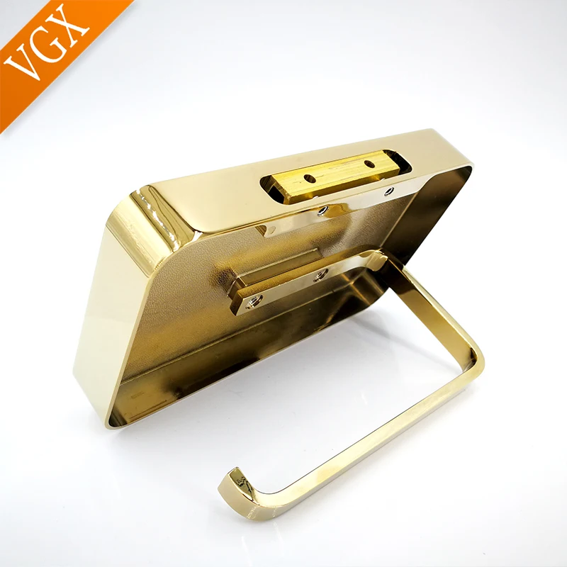Toilet Paper Holder With Phone Shelf Bathroom Roll Tissue Rack Wall Mount Accessories