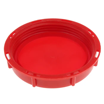 

1000L IBC Tank Lid,IBC Tote Fitting Cover Cap for Water Liquid Storage,Plastic Red 163mm