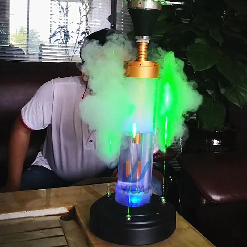 doubble/single hose shisha aluminum acrylic sheesha rechargeable hookah