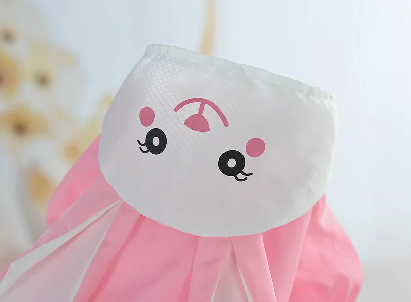 Kawaii дождевик для собак, кролик, Акула, лягушка, утка, двойной тканевый дождевик, одежда, плащи для животных, товары для домашних собак