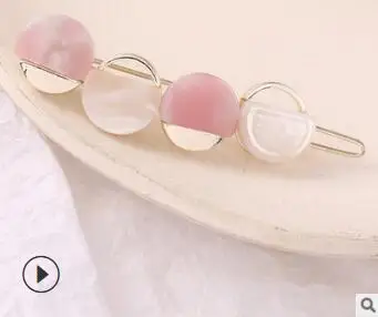 60 шт./Партия DIY простой мульти уксусная кислота сердца без цветов лягушка заколка для волос Круглый пружинный зажим заколки для волос Инструменты для укладки волос аксессуары для волос HA1172 - Цвет: 4