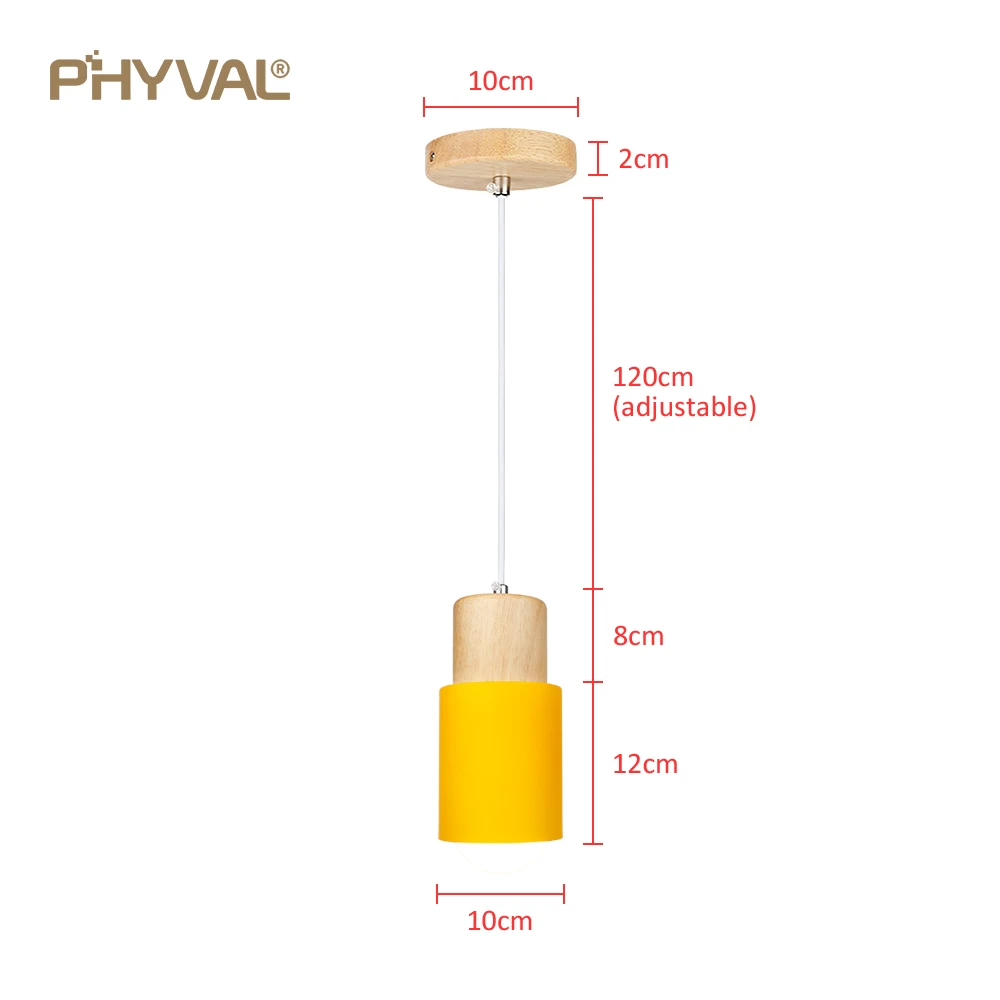 Современный подвесной светильник s в скандинавском стиле Деревянный лофт