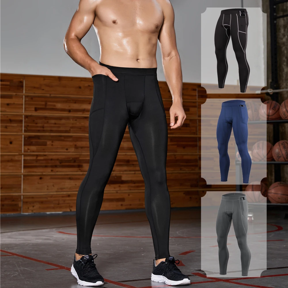 Gym Leggings Black Compression Pants 