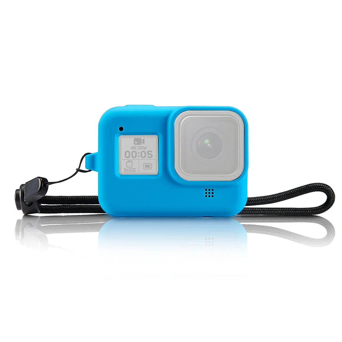 Силиконовый чехол для Gopro Hero 8, черный чехол, защитный чехол для Gopro 8, аксессуары для экшн-камеры