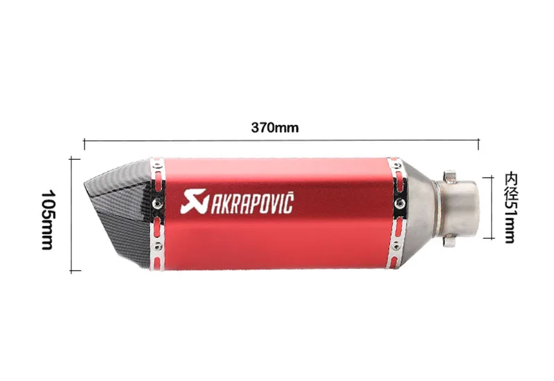 TKOSM 51 мм Универсальный Yoshimura Мотоцикл выхлопная труба акроповый глушитель для K8 K9 K7 R6 Kawasaki 750 ninja 350/250