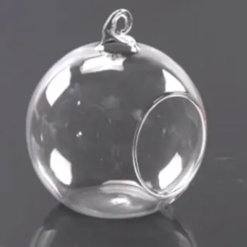 

Transparent Glass Vase Hydroponic Flower Vase Hanging Round Glass Vases Fish Tank Fishbowl Home Decorative Accessories