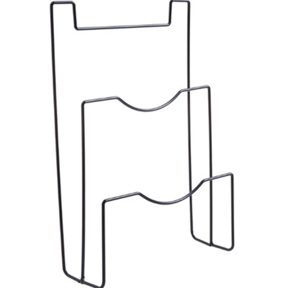 Новая Полка для хранения с крышкой, подвесной держатель для двери, подставка для металлической пластины, сковорода, посуда, разделочная доска, кухонная сушилка, Органайзер - Цвет: Black