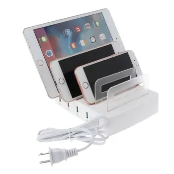 

Universal 40W 4x QC 3.0 Quick Charge 4 USB Ports Charging Dock Station Fast Charger HUB Power Adapter for Mobile Phone Tablet Po