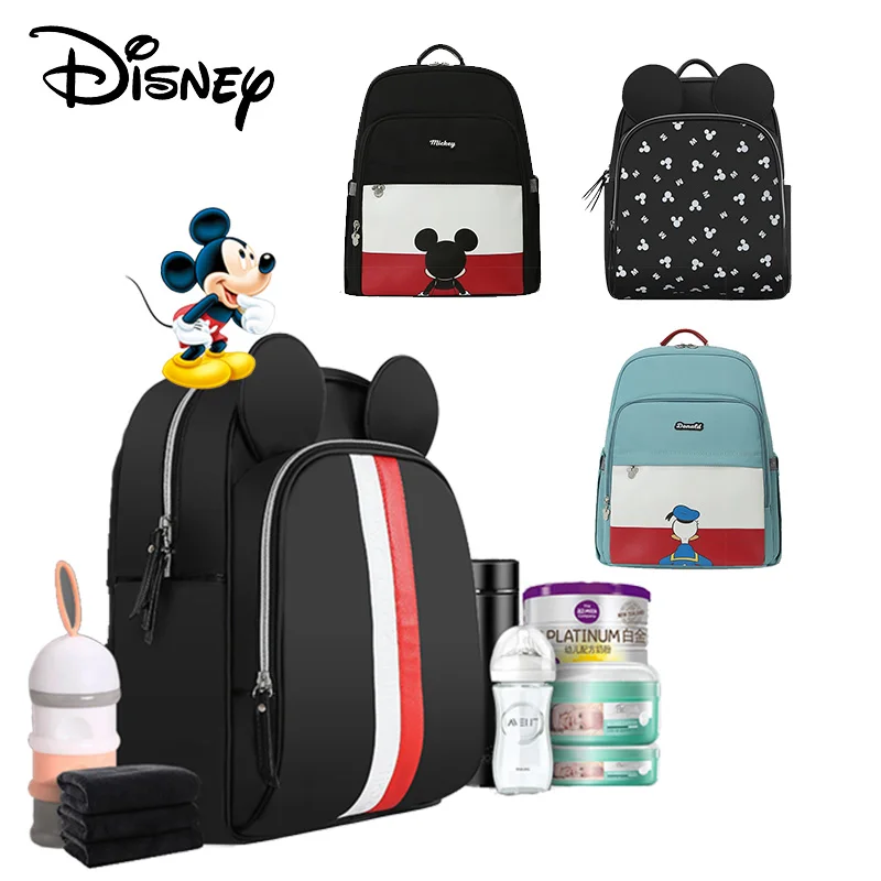 Disney из искусственной кожи средства ухода за кожей для будущих мам сумка материнская сумка для подгузников большой ёмкость детская