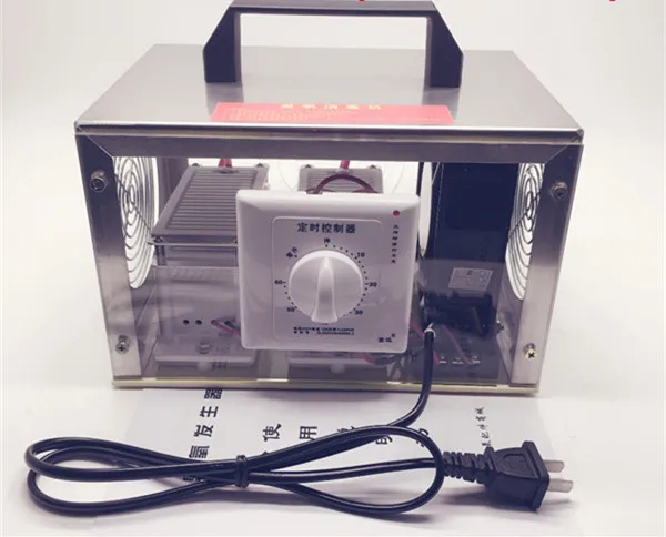 110V 20 Гц/ч генератор озона очиститель воздуха портативный озонатор очиститель воздуха с таймером 110 В 220 В озонатор очиститель с переключателем времени - Цвет: 110V