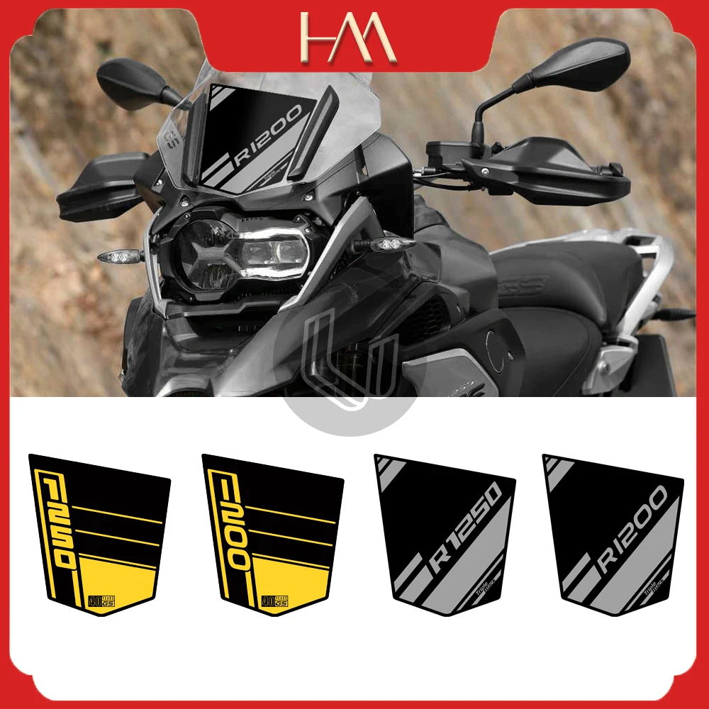 Per Bmw R1200Gs R1250Gs Adventure Triple Black Edition 2013-2021 Adesivo Wingshield Per Moto
