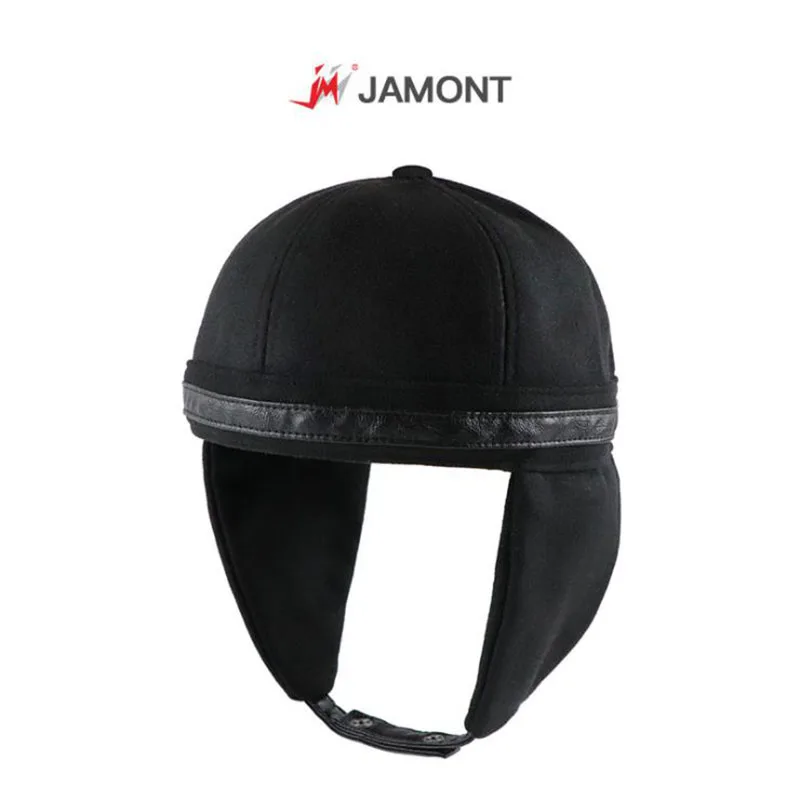 JAMONT, зимняя мужская шапка Skullcap, защитная шапка для ушей, мужские шапочки, шапка для улицы, теплые шапочки, Casquette Gorras