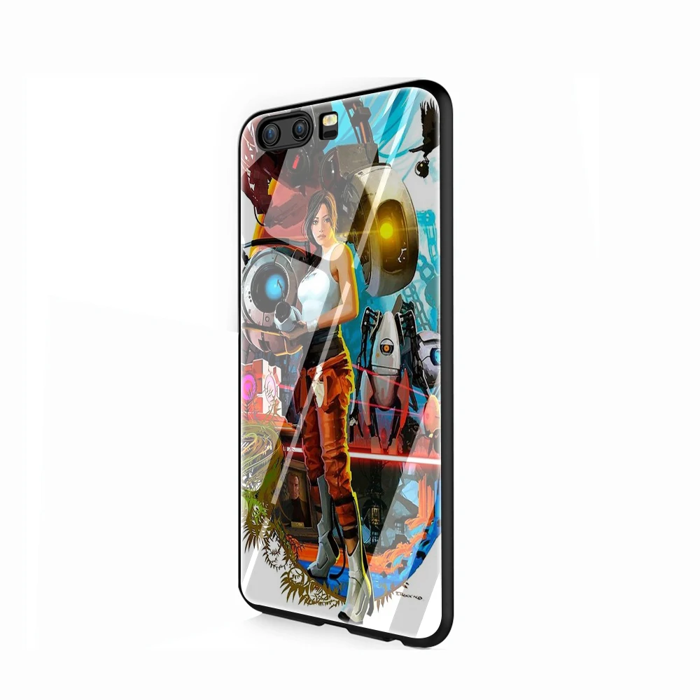 Портал 2 закаленное Стекло чехол для телефона чехол для huawei Y6 Y9 Honor 8X 7A 9 10 P10 P20 P30 Коврики 20 Lite рro - Цвет: G6