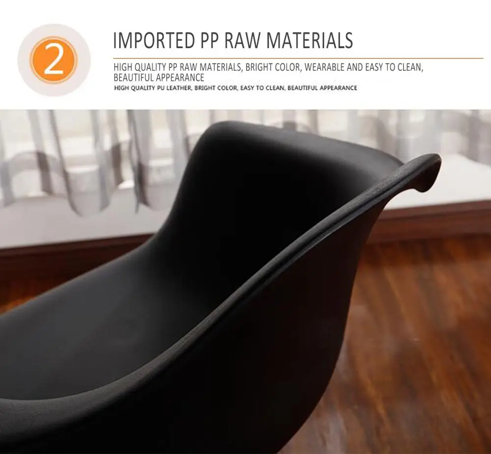 2pcs ChairsSimple Assembly Structure Solid Wood Dining Armchair with High Calibre PP Plastic seat Ideal for Home Office cafés 2pcs ChairsSimple Assembly Structure Solid Wood Dining Armchair with High Calibre PP Plastic seat Ideal for Home Office cafés