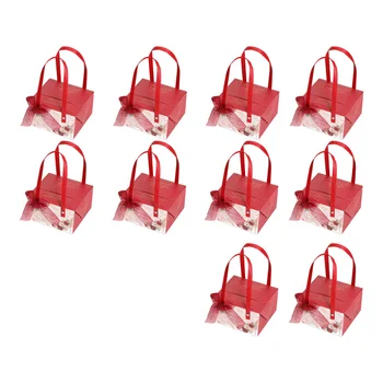 

10pcs Candy Box Durable Creative Exquisite Candy Case Gift Box Wrapping Box for Birthday