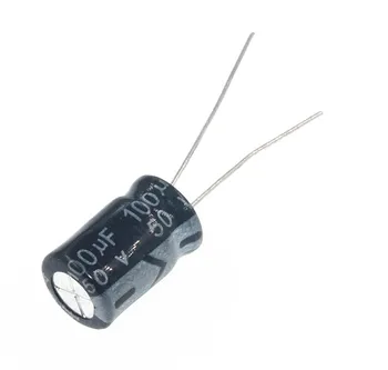 

50PCS Higt quality 50V100UF 8*12mm 100UF 50V 8*12 Electrolytic capacitor