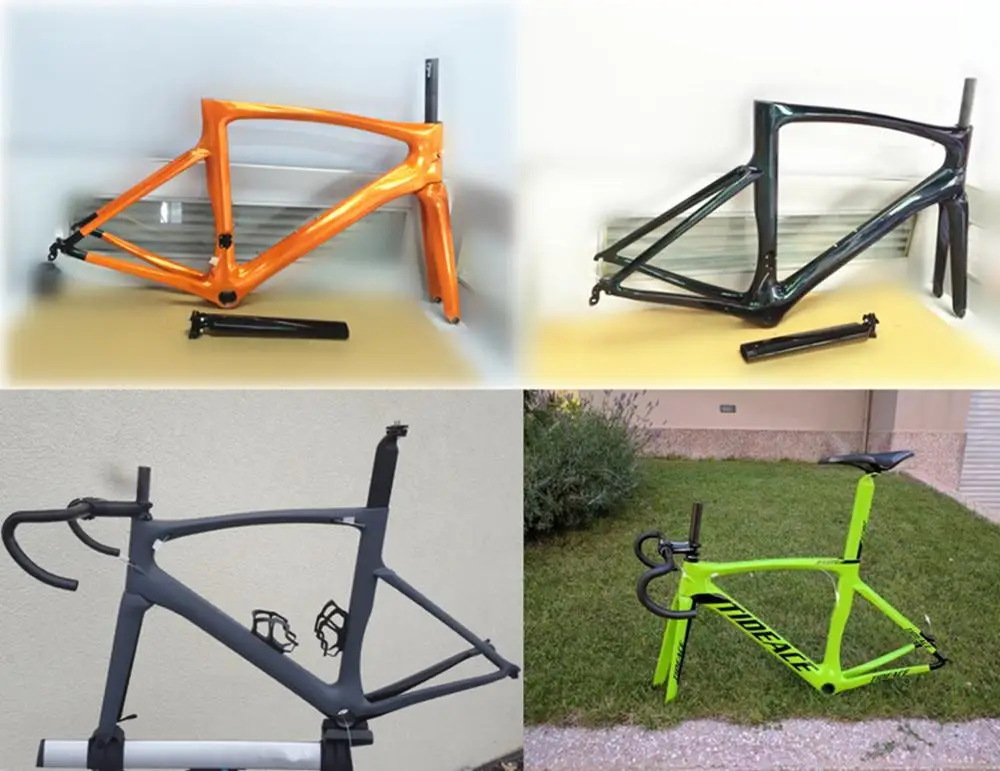 Best Light Weight 49 52 54 56 58cm Carbon Road Bike Frame Chinese Carbon Road Frame Cycling Bicicleta Road Bike Frameset 4