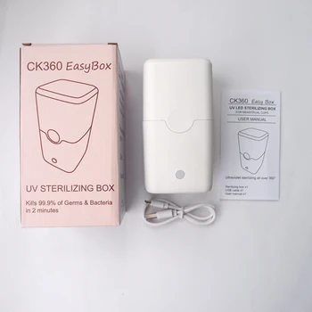 

UVC Ultraviolet Bottle Sterilizer Automatic Sterilization Case Portable Bottle mask gesture remote control sterilizer Lamp Mask