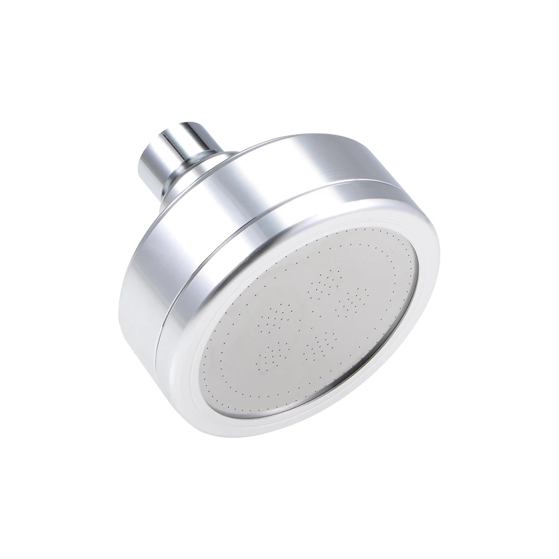 uxcell 83mm Dia G1/2 Thread High Pressure Shower Head Anti-leak Fixed Chrome Showerhead Adjustable Metal Swivel Ball Joint